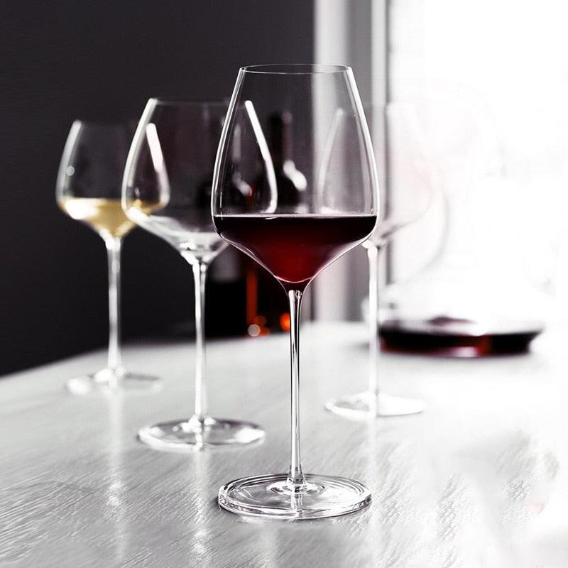 ultra thin long stem wine glass by glasscias