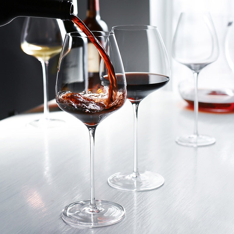 ultra thin delicate clear wine glasses by glasscias