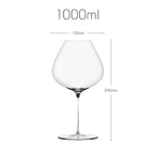 France SY Style Tapered Rim Burgundy Glass