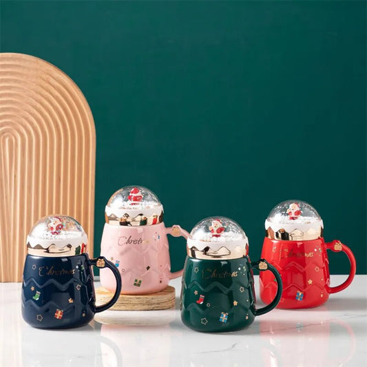 Christmas Santa Snowball Mug