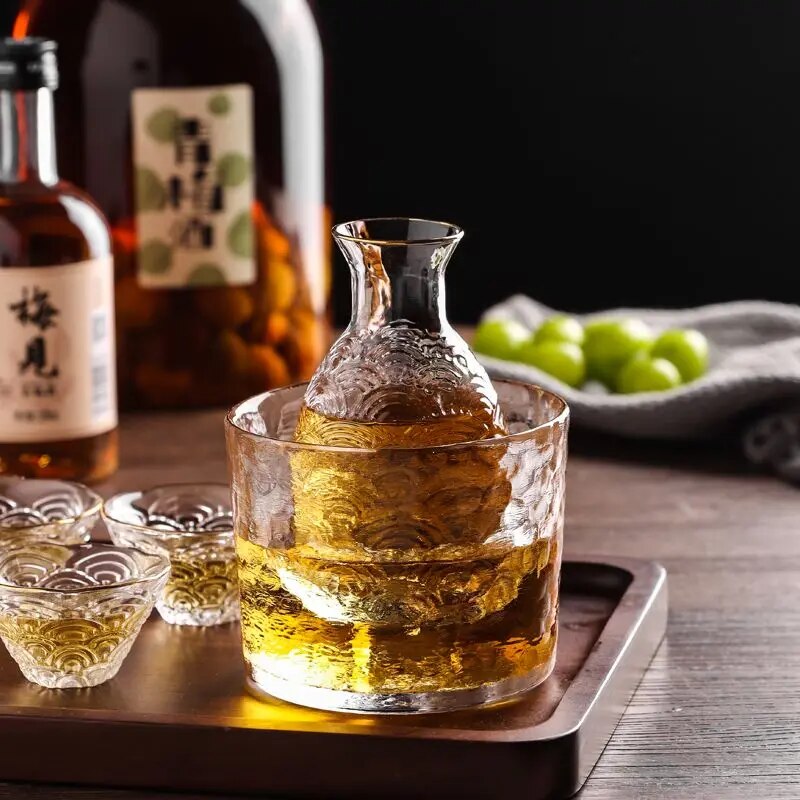 Cultural Japanese sake glassware