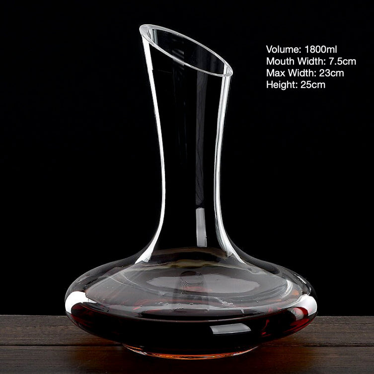 Classic Crystal Glass Wine Decanter