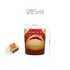 Japanese Wave Edo Kiriko Whiskey Glass