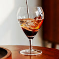 Modern short stem champagne glasses