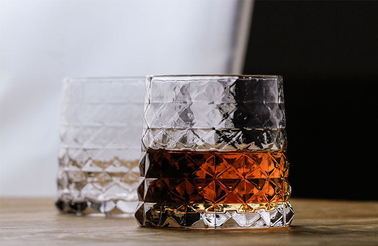 cool crystal double old fashioned glasses