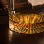 crystal rock glasses with net pattern