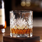 upscale crystal whisky glass