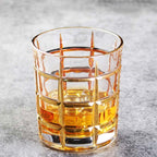 gold rimmed glassware