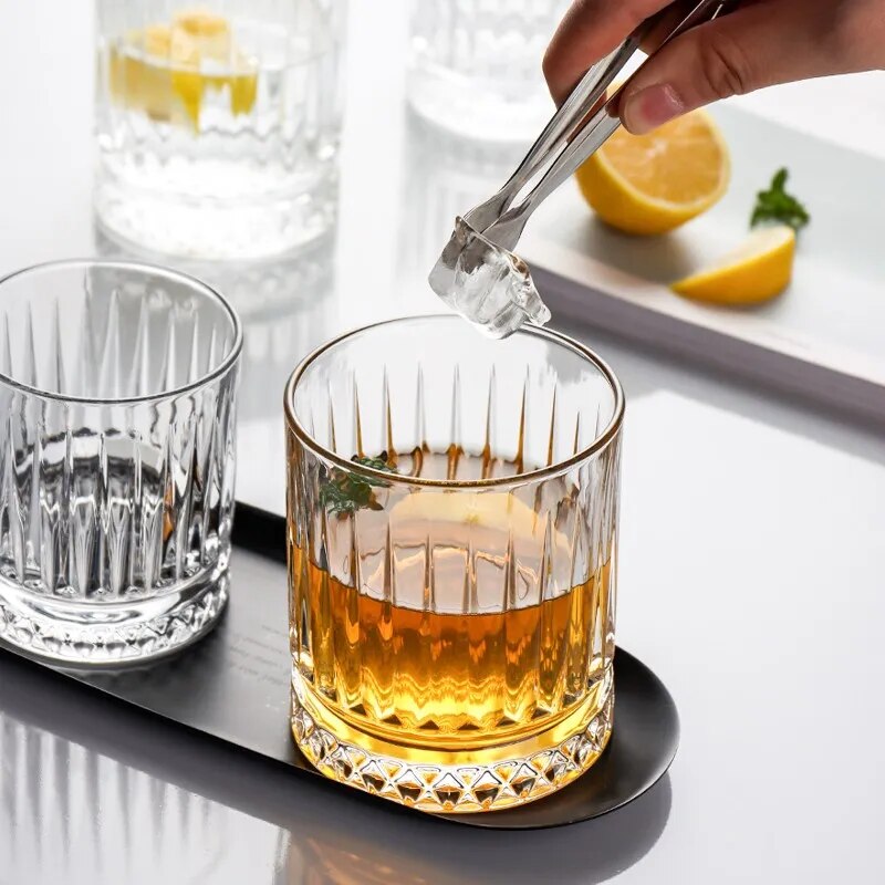 gold rimmed glassware for elite gatherings