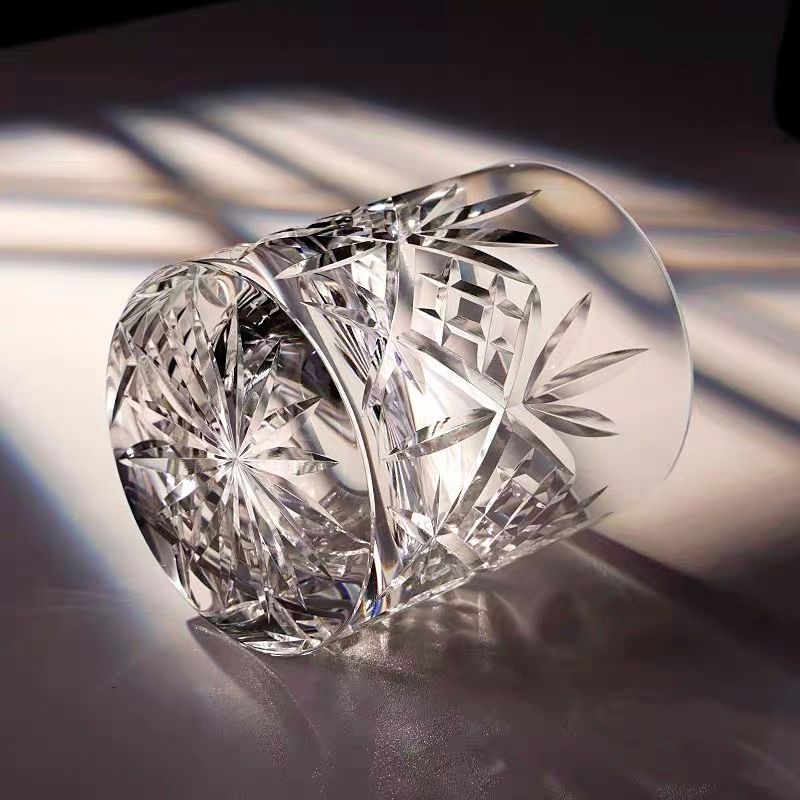 Hearth Hand-Cut Crystal Whiskey Glass