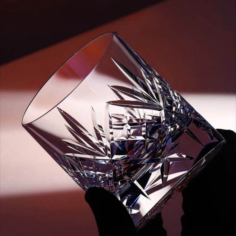 Hearth Hand-Cut Crystal Whiskey Glass