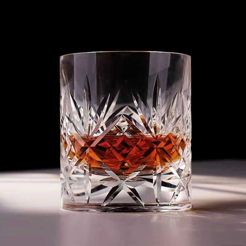 Hearth Hand-Cut Crystal Whiskey Glass