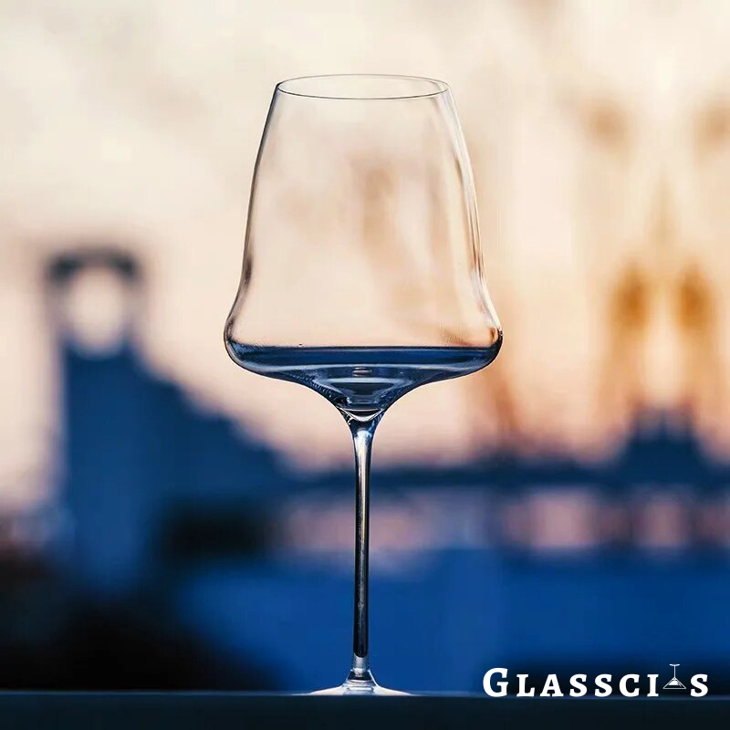 focus shot of josephine wine glass