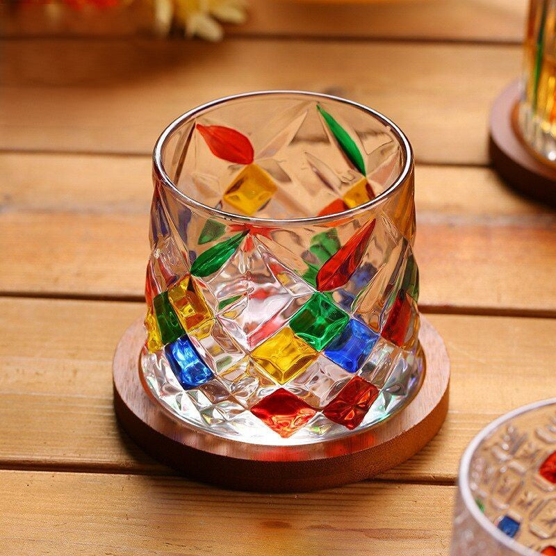 Italian-artistry whiskey glass