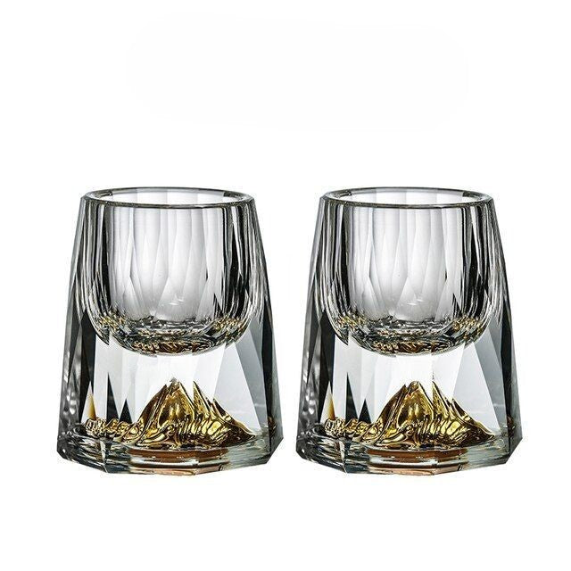 tequila shot glass | eight sided shot glass | Glasscias