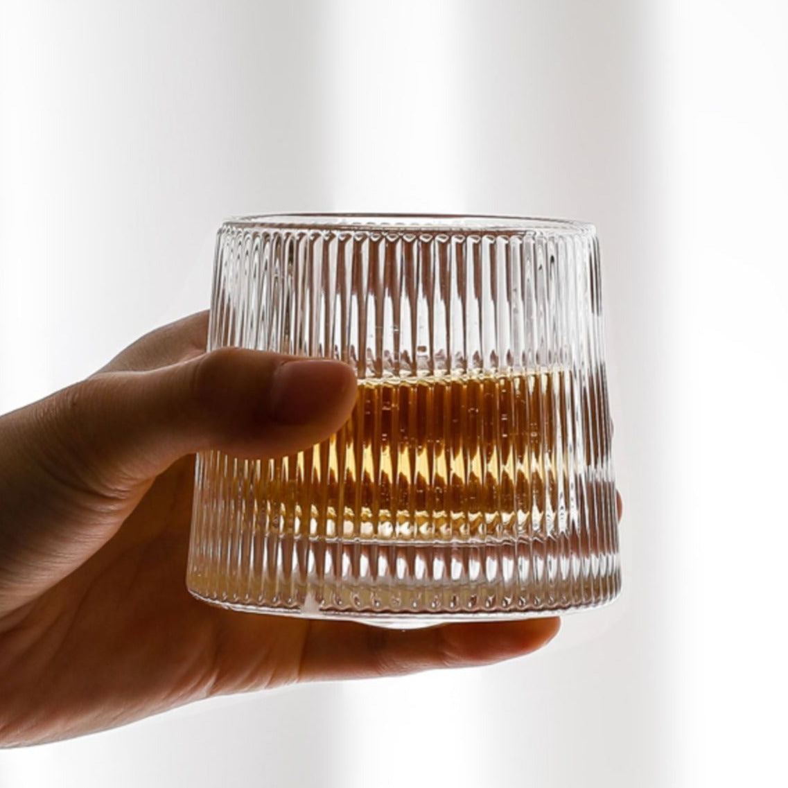 Innovative design of the Rocking Whiskey Glass perfect for elegant evenings