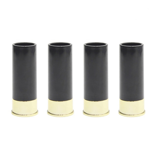 12 GA Caliber Shot Glass - Set of 4
