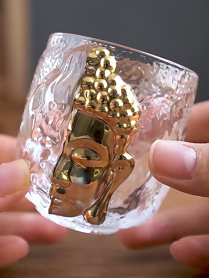 fancy whisky glasses - demon x buddha whisky glass video by glasscias