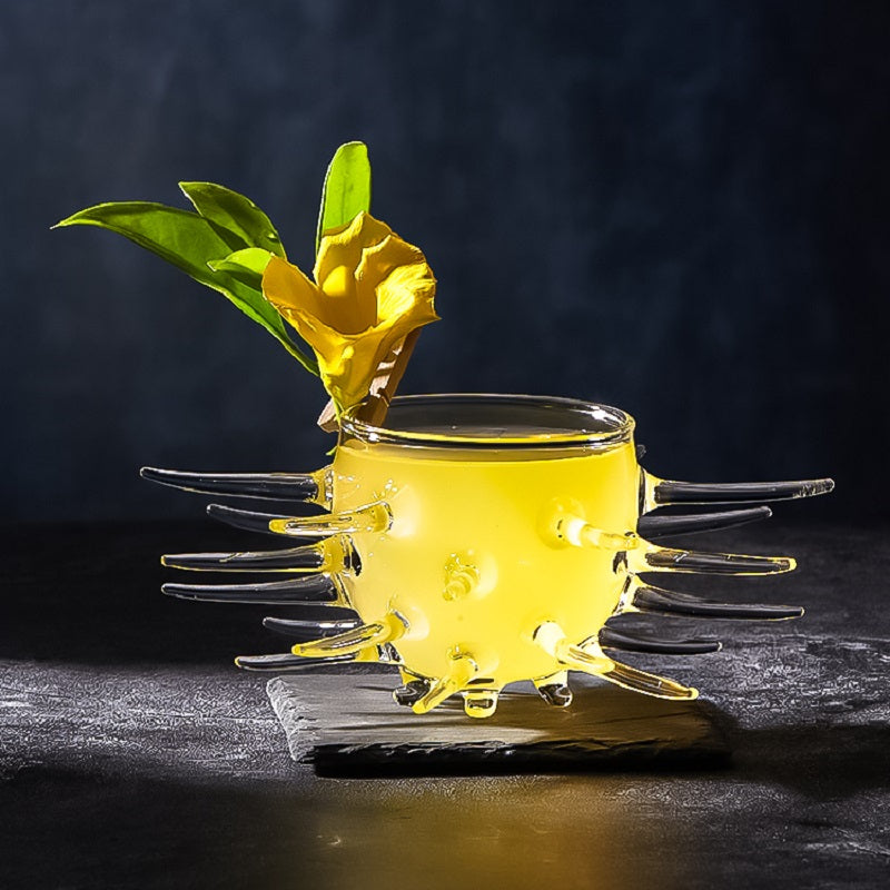 sea urchin stemless cocktail glasses