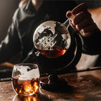 ship in a bottle decanter by glasscias