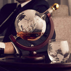 sailor's adventure ship decanter set by glasscias