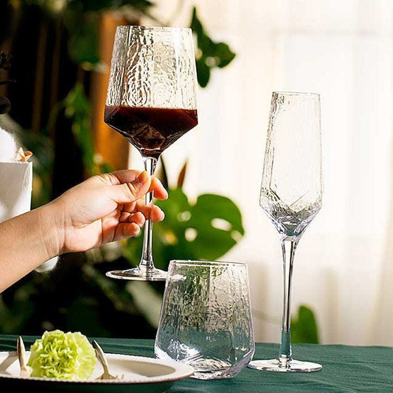 Raise a toast with hexagonal wine glass | Glasscias
