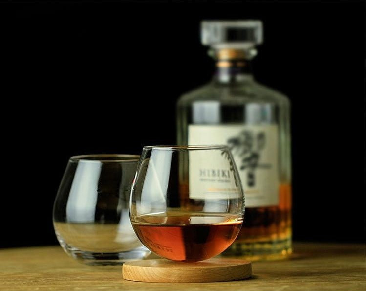 Simplified elegance captured in Glasscias' Roly Poly Rocking Glass