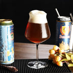 Luxury craft beer tasting glasses
