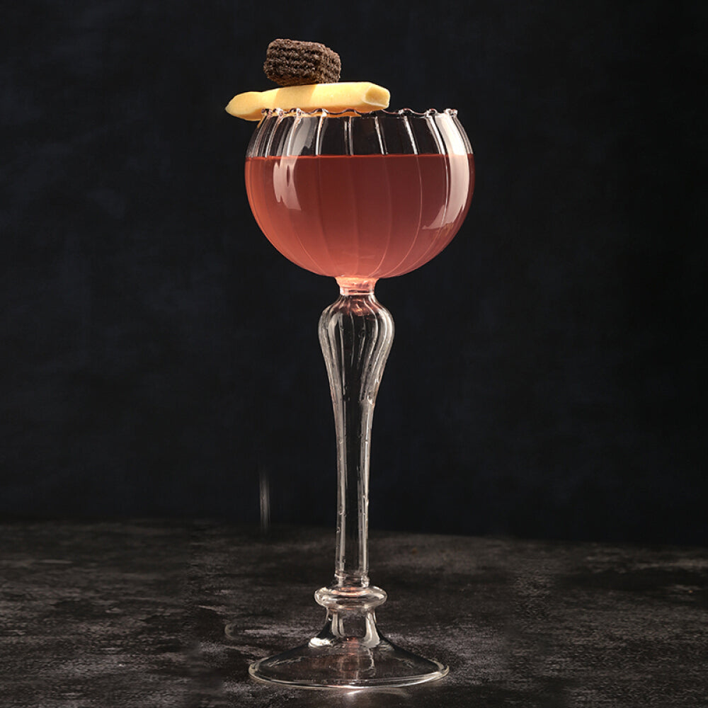 roman blossom unique cocktail glasses by glasscias