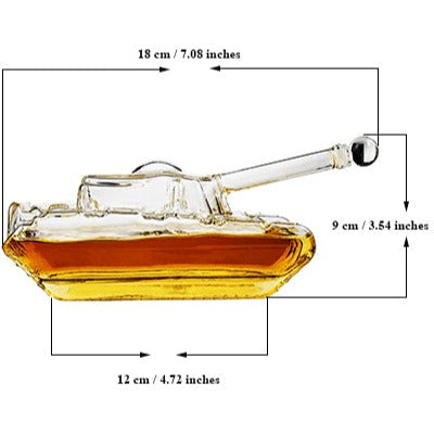 "Tank Tribute" Whiskey Decanter