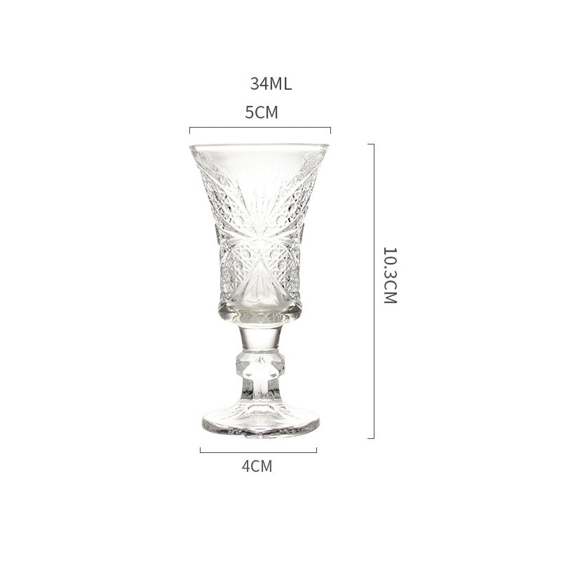European Glamorous Shot Goblet - Set of 6