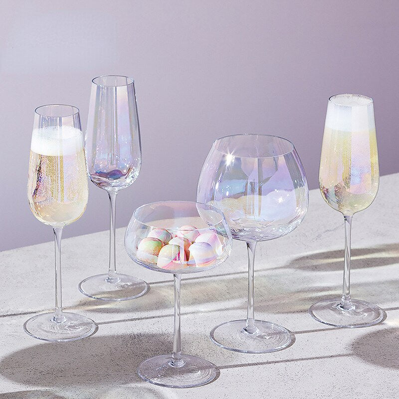 Perfect wine glasses for pastel parties and events