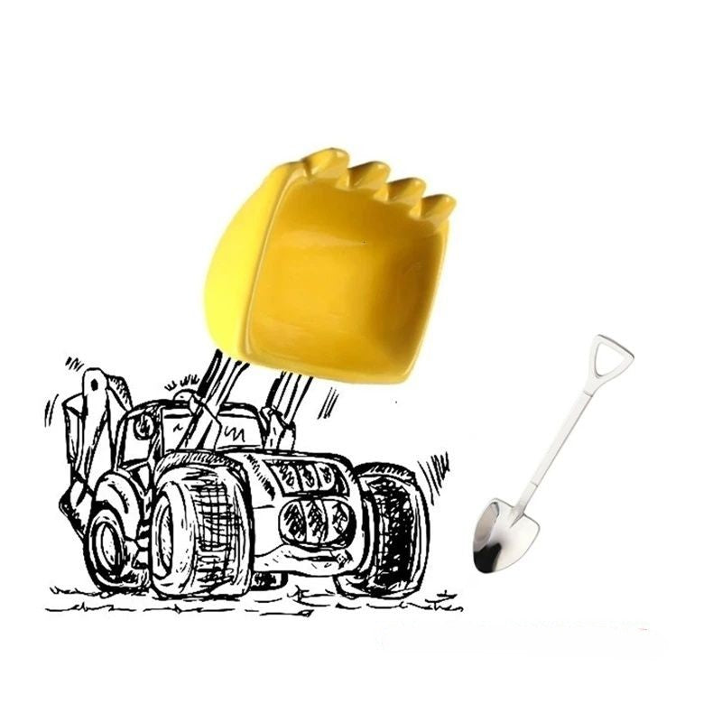 The Yellow Excavator Mug