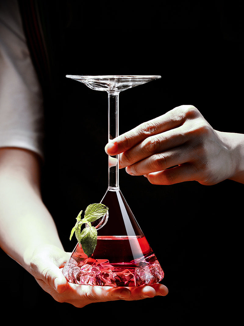 Upside Down Martini Glass