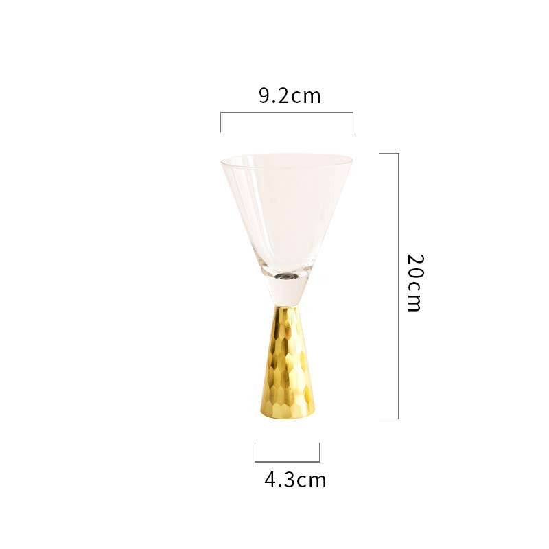 Golden Elegance Wine Goblet