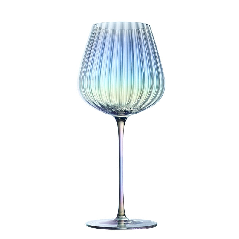 Melodious Iridescent Wine Glasses
