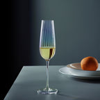 iridescent champagne glass | Glasscias