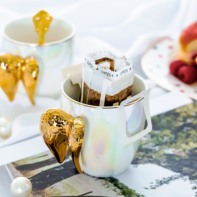 Golden Angel Wing Cup
