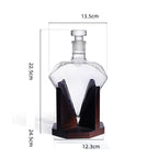 "Diamond Heart" Liquor Decanter