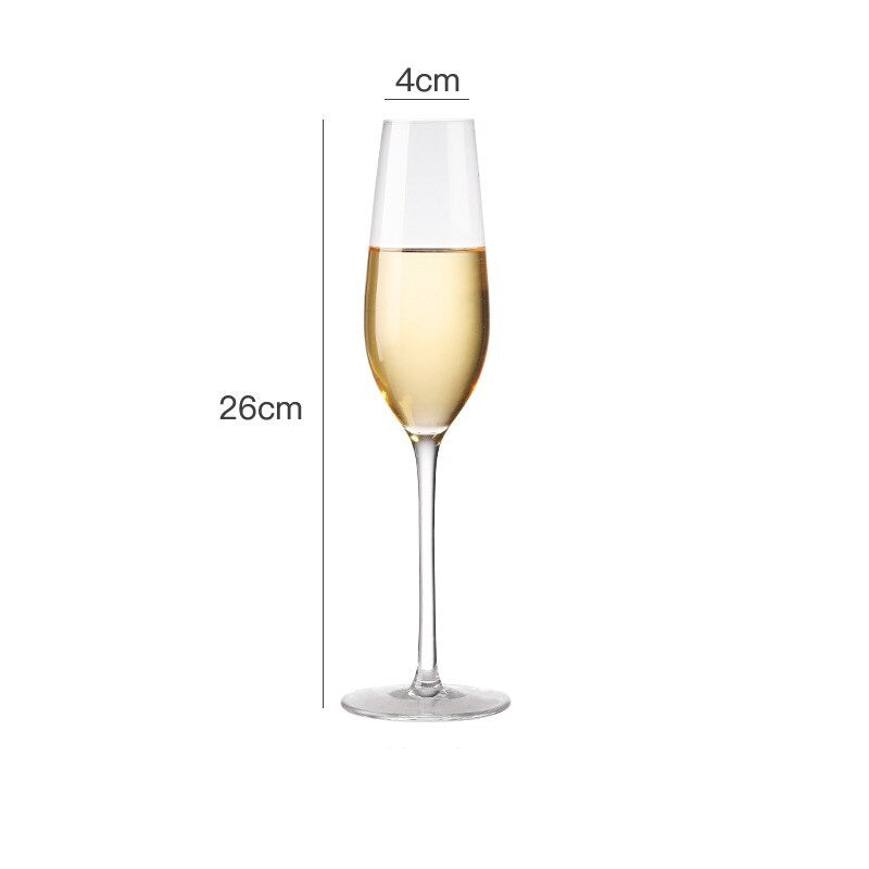 The Elegant Champagne Flutes - Set of 2