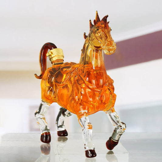 Where art meets celebration: Horse-Shaped Decanter