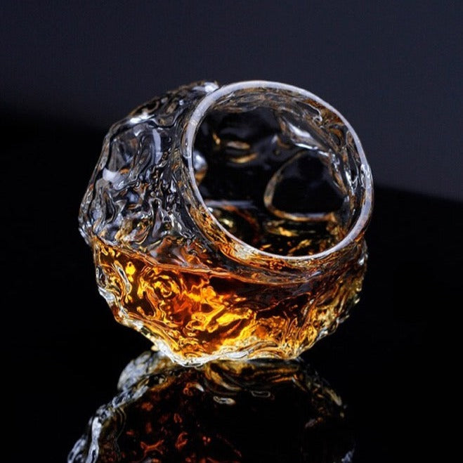 Meteorite Whiskey Glass, the highlight of a themed gathering