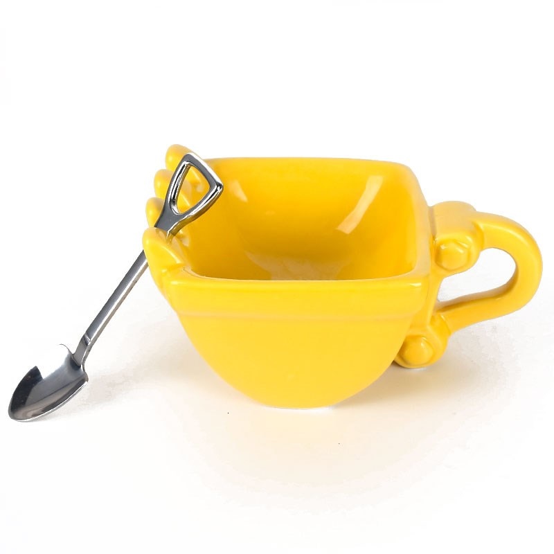 The Yellow Excavator Mug