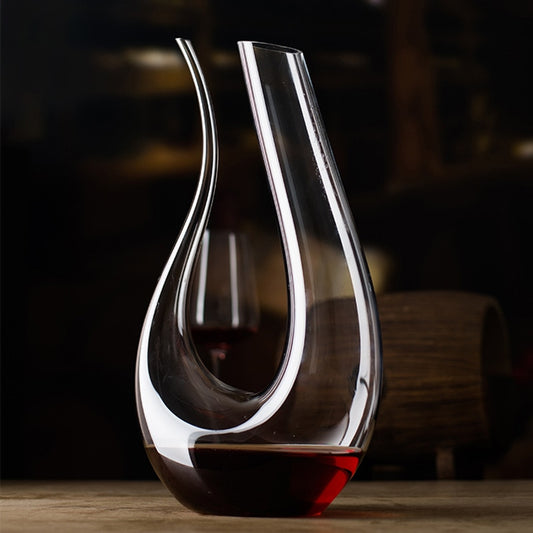 Elegant swan-shaped wine decanter for sale