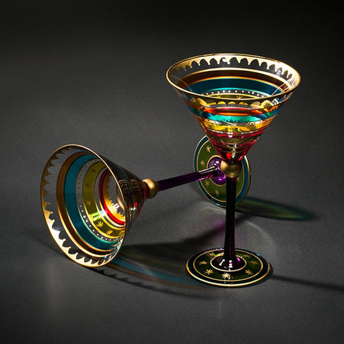 artistic ambrosia hand painted martini glasses