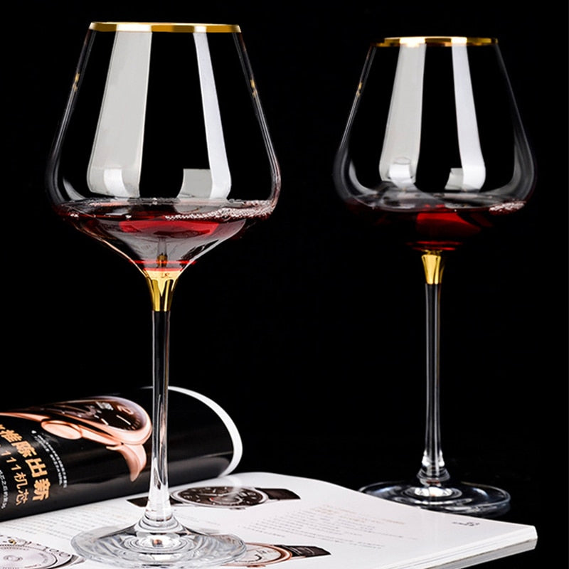 Elegant Burgundy Wine Glass for modern settings