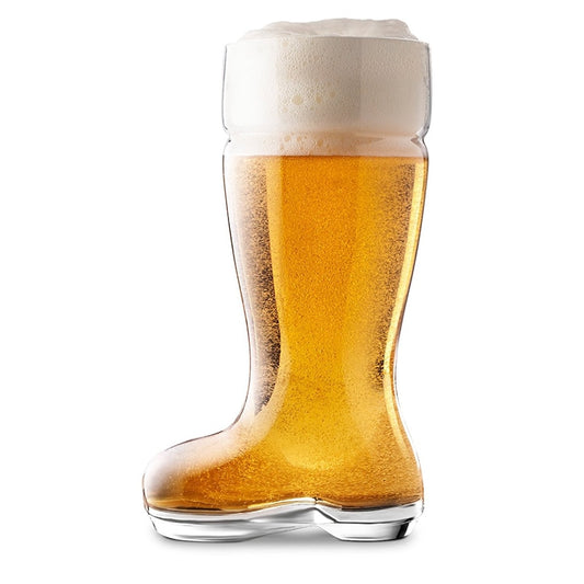 Unique German beer boot glass for beer lovers