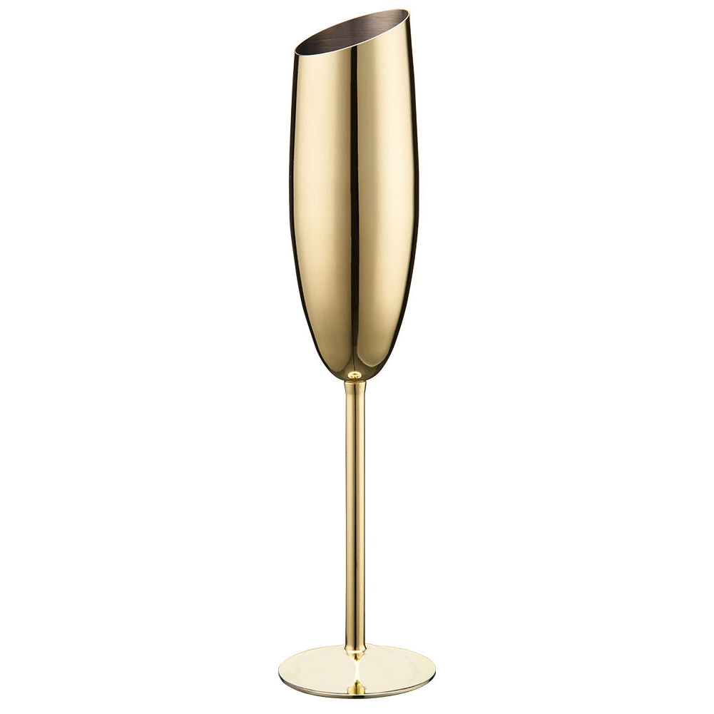 Elevate your toast with a glass that's pure gold