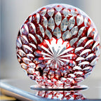Glasscias's Edo Kiriko Glass: a blend of Pandora's beauty and peacock allure