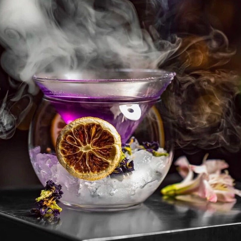 Stemless Martini Chiller Glass